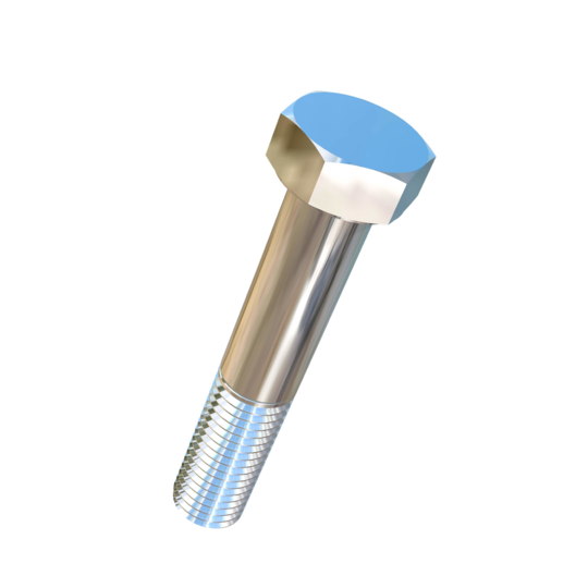 Titanium 3/4-10 X 4 UNC Allied Titanium Hex Head Bolt (No Dimple)